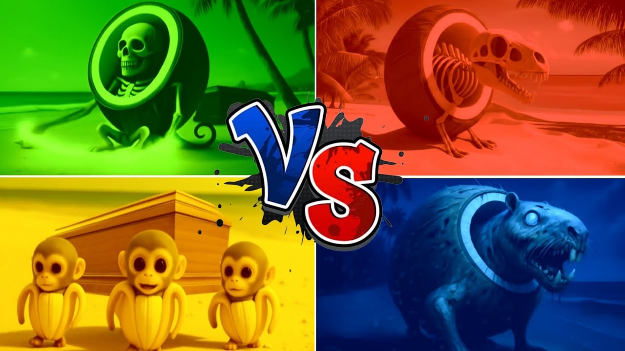 SHIMPANZINI COCOSINI 🆚 BRAINROT EXTINCTION  - TILES HOP EDM RUSH