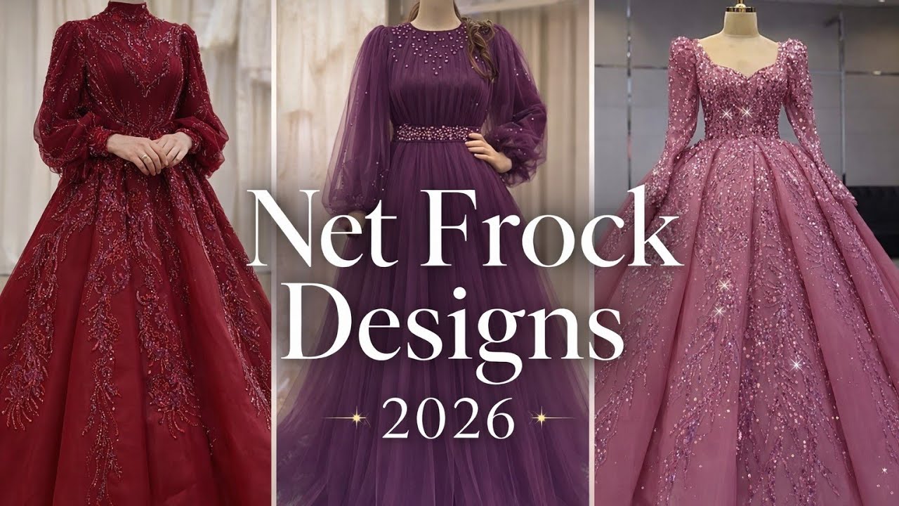 👉 Latest Fancy Boutique Net Frock Designs for Girls | New Trending Collection