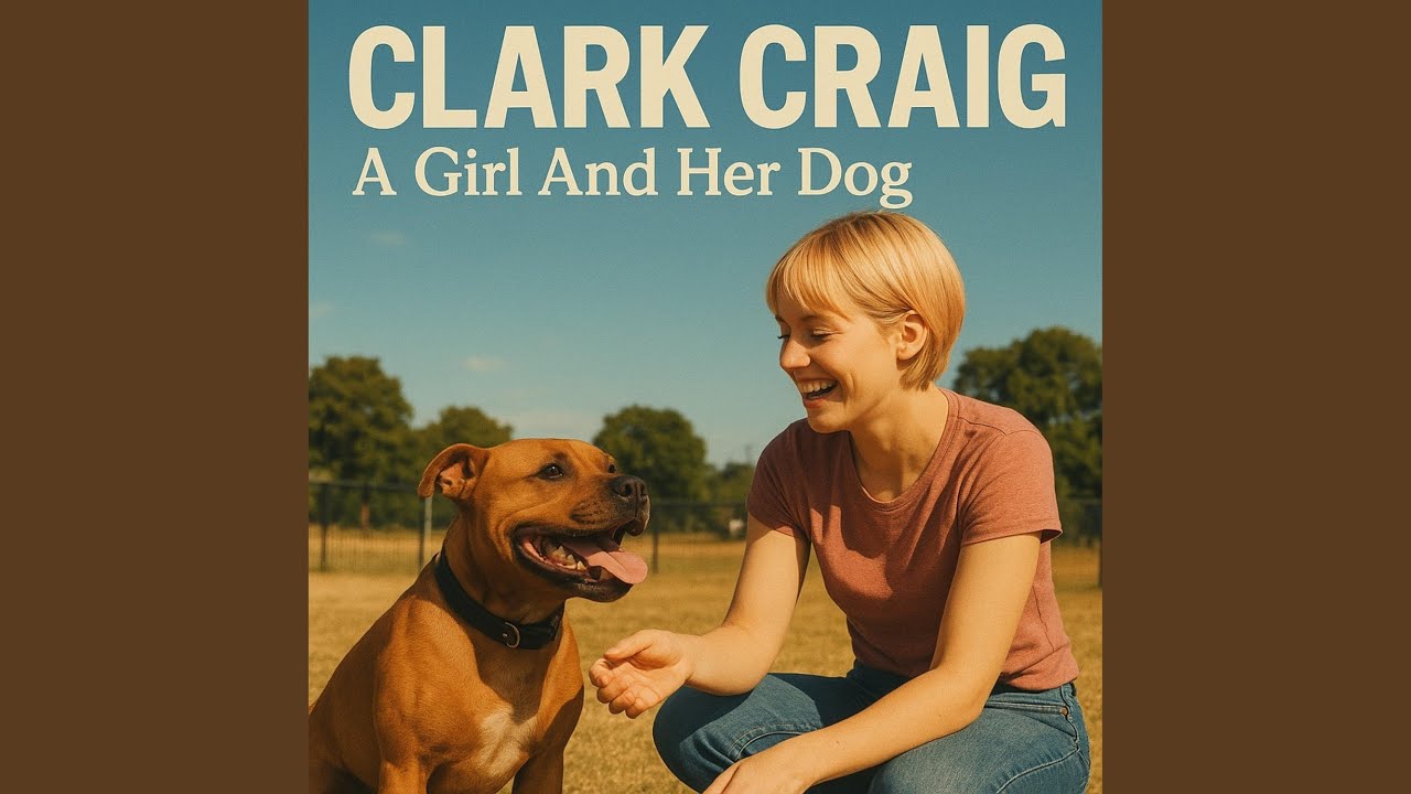 A girl and her dog