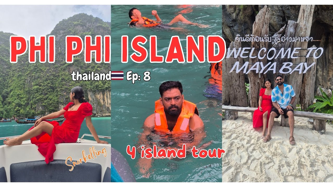 Phi Phi Island, Thailand 🇹🇭 | 4 Island Tour | ep: 8 | MS Explorer vlog | Thailand series