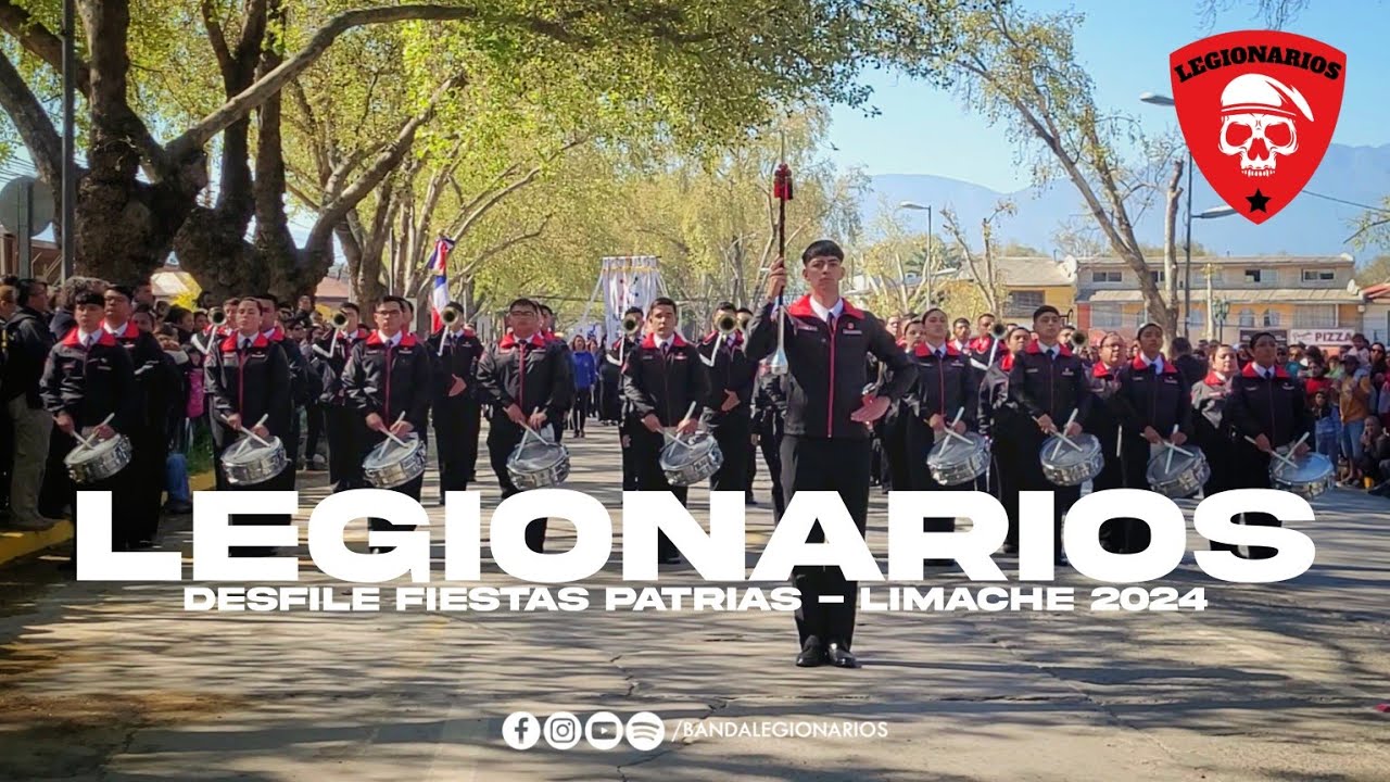 Banda Legionarios - Desfile Fiestas Patrias, Limache 2024