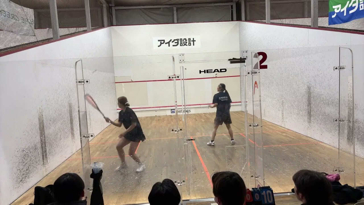インカレ選手権女子 あやかさんvs青学