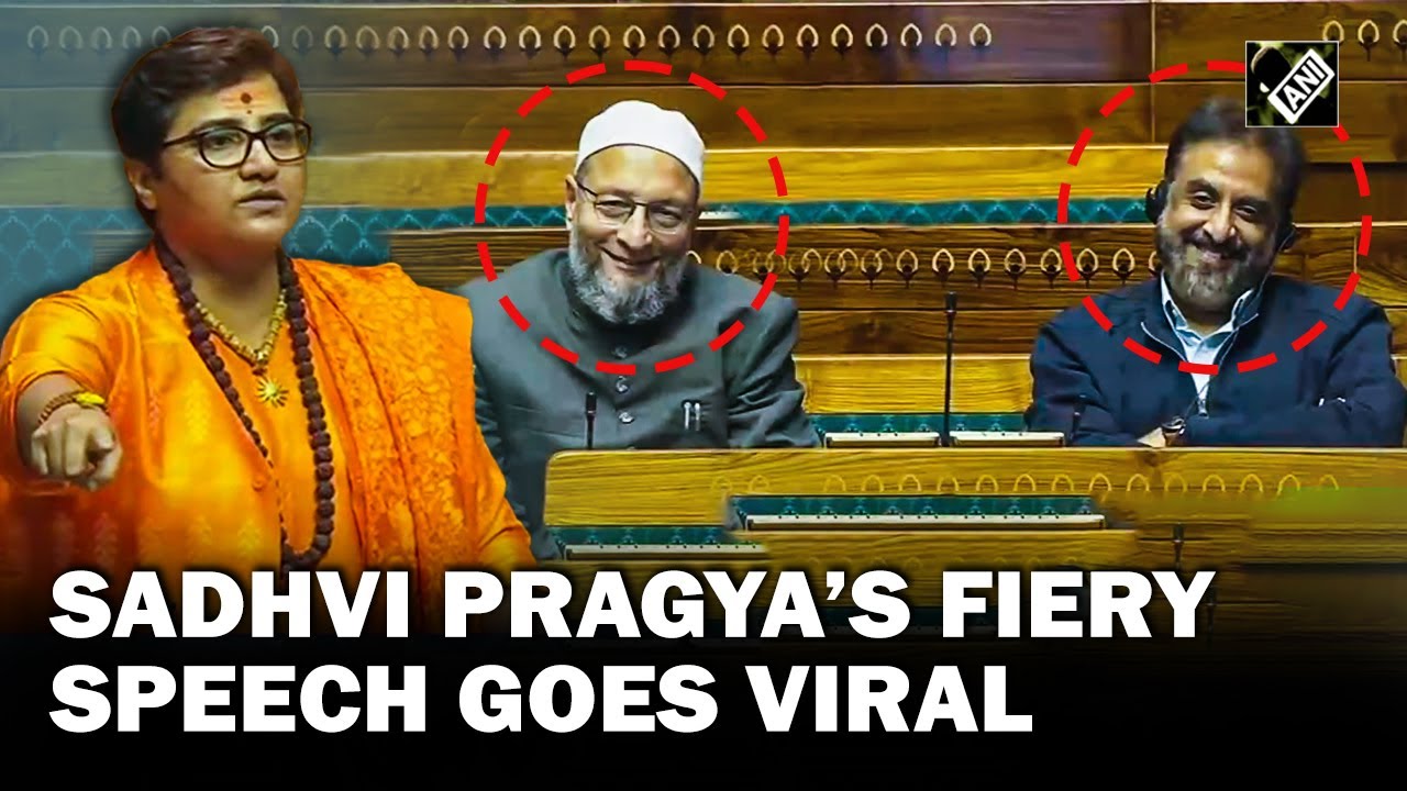 Sadhvi Pragya Singh Thakur’s fiery speech in Lok Sabha on criminal code bills goes viral