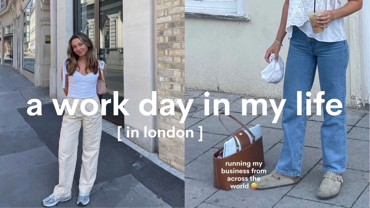 running my small business abroad - a [ fun ] work day in London 💼