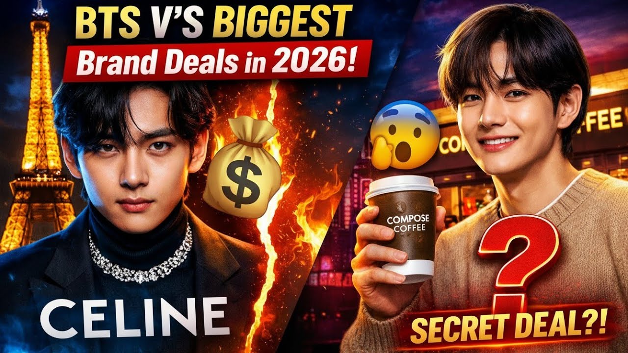 BTS V’s 2026 Brand Deals EXPOSED 😱 From Celine to Coffee Chains!