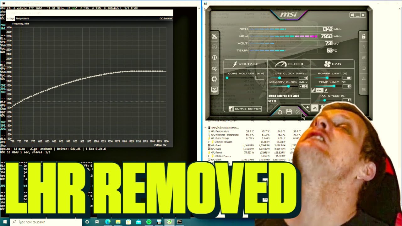 Nvidia убрала LHR! Хешрейт RTX 3050