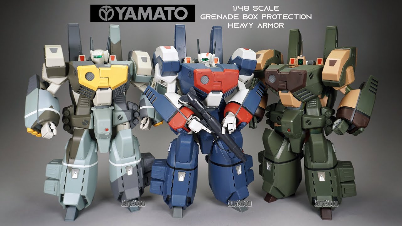 REVIEW of the Yamato Grenade Box Protection Heavy Armor for 1/48 Scale VF-1 Toys