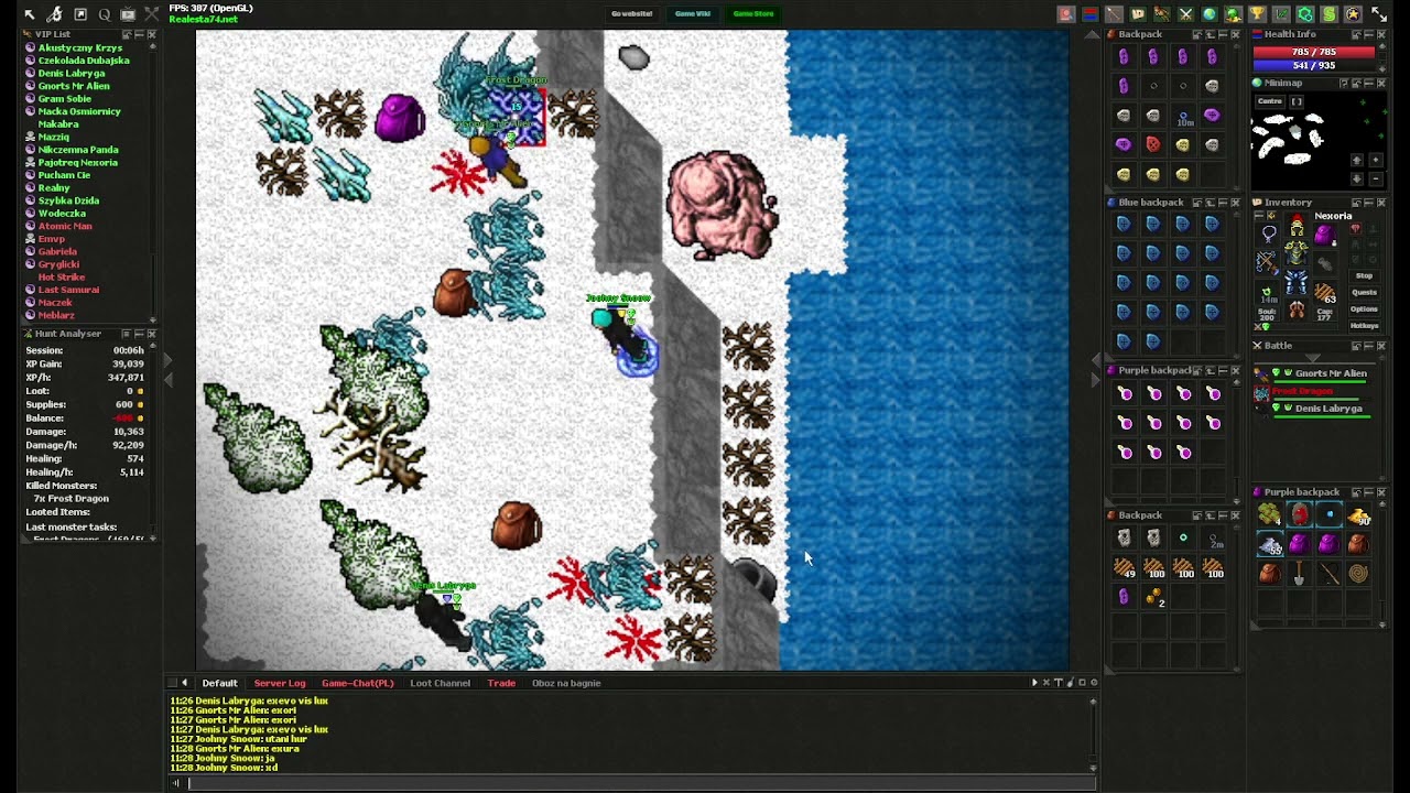 Tibia (( Realesta )) 7.4 (( Nexoria )) RP/EK/MS (( Frost Dragons )) Ice Bound