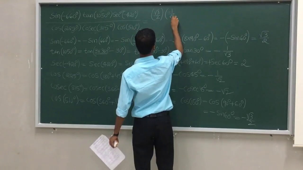 Trigonometric Functions - MCQ Series 2