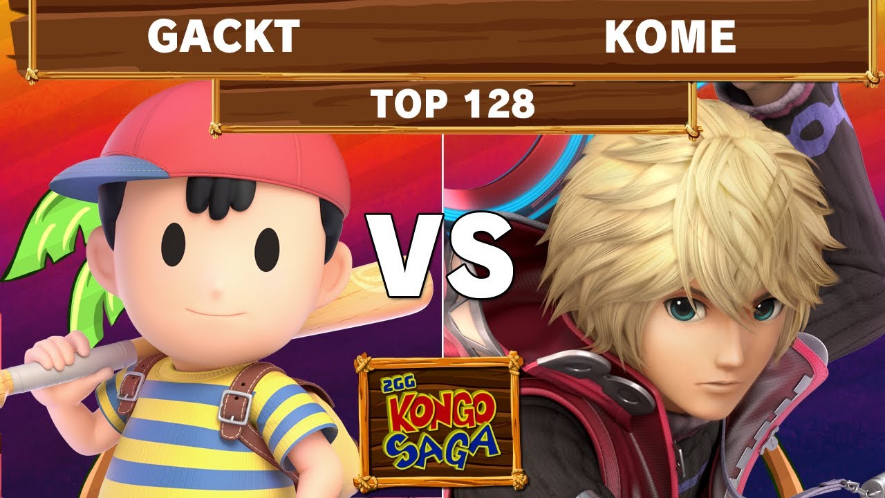 2GG Kongo Saga - R2G | Gackt (Ness) VS Kome (Shulk) Top 128 - Smash Ultimate
