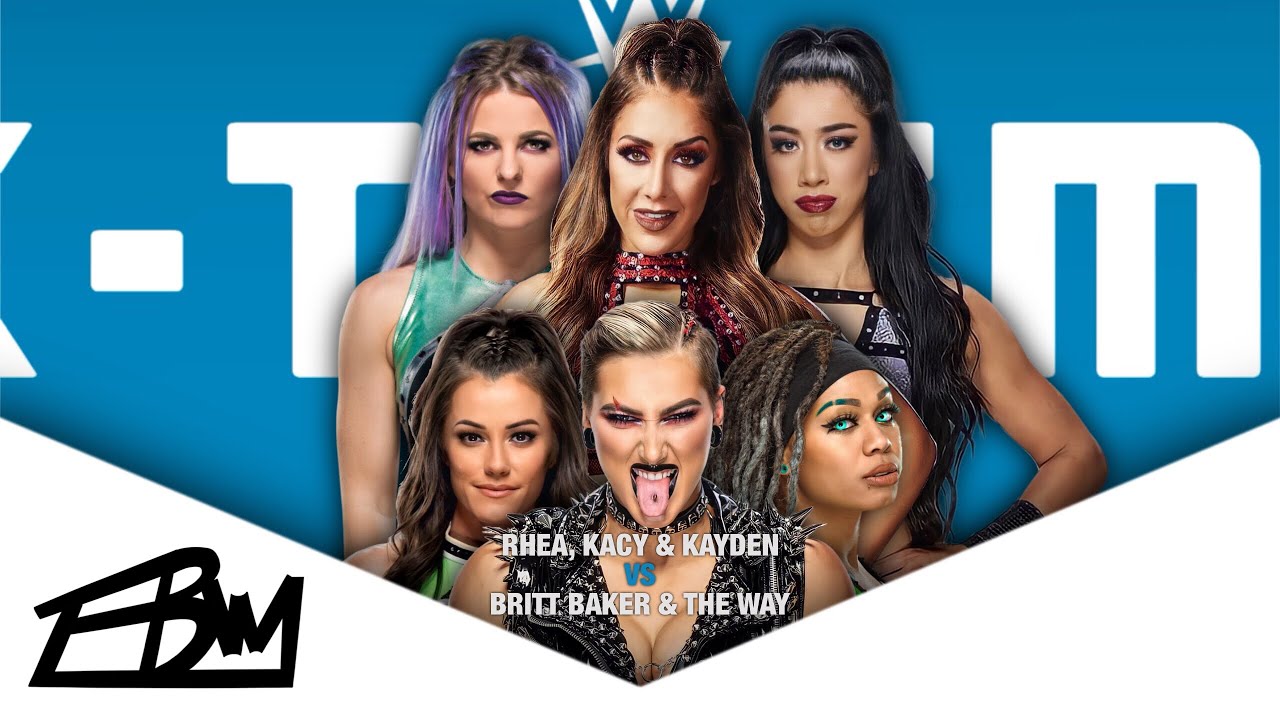 (WWE 2K22 Universe Mode) Rhea Ripley, Kacy & Kayden VS Britt Baker & The Way, 6/30/22 X-Treme