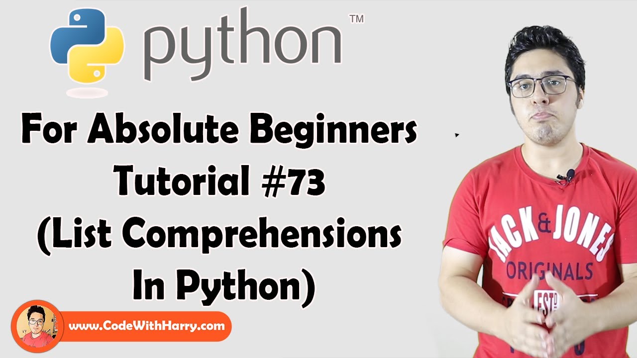 Python Comprehensions | Python Tutorials For Absolute Beginners In Hindi #73