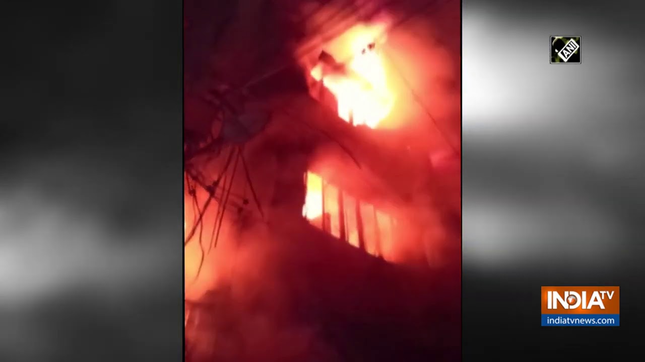 Fire breaks out at 3-storey building in Delhi's Gandhi Nagar area