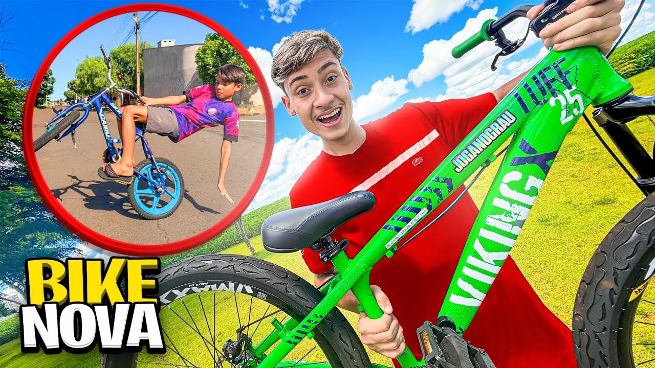 ESSA É A NOVA BIKE DE GRAU DO MENINO PRODÍGIO!!!