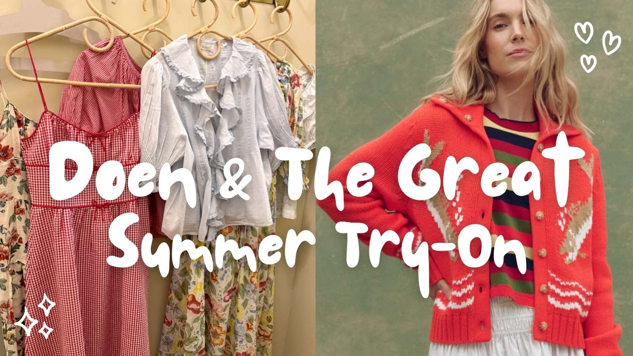 DOEN Try-On Belline, Ischia & Gianna Dress + Traveler,  Silvie & Henri Top ☀️ The Great store visit
