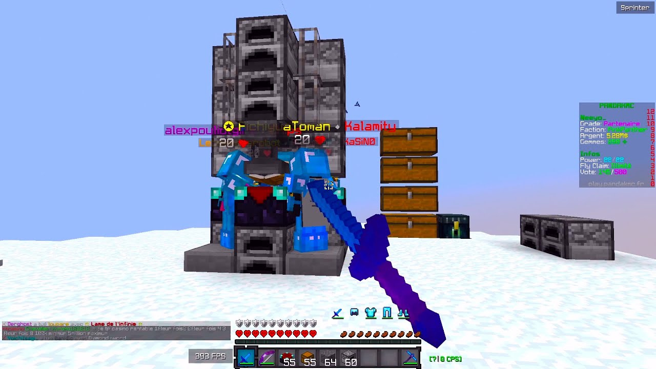 Je DÉMANTÈLE un GROS RESEAU de TP-KILLER pas très malin sur minekraft !