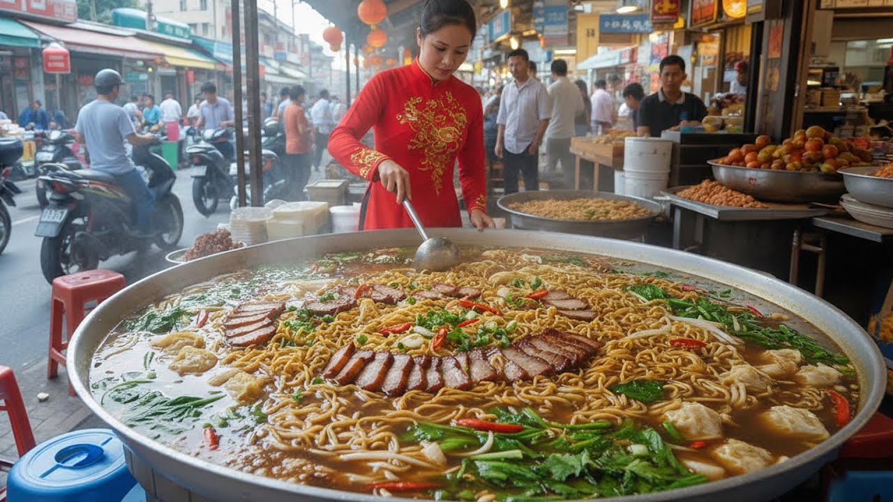 Vietnam’s Authentic Street Food Scene in 2026: Char Siu Noodles, Stir-Fry Noodles, Pancakes