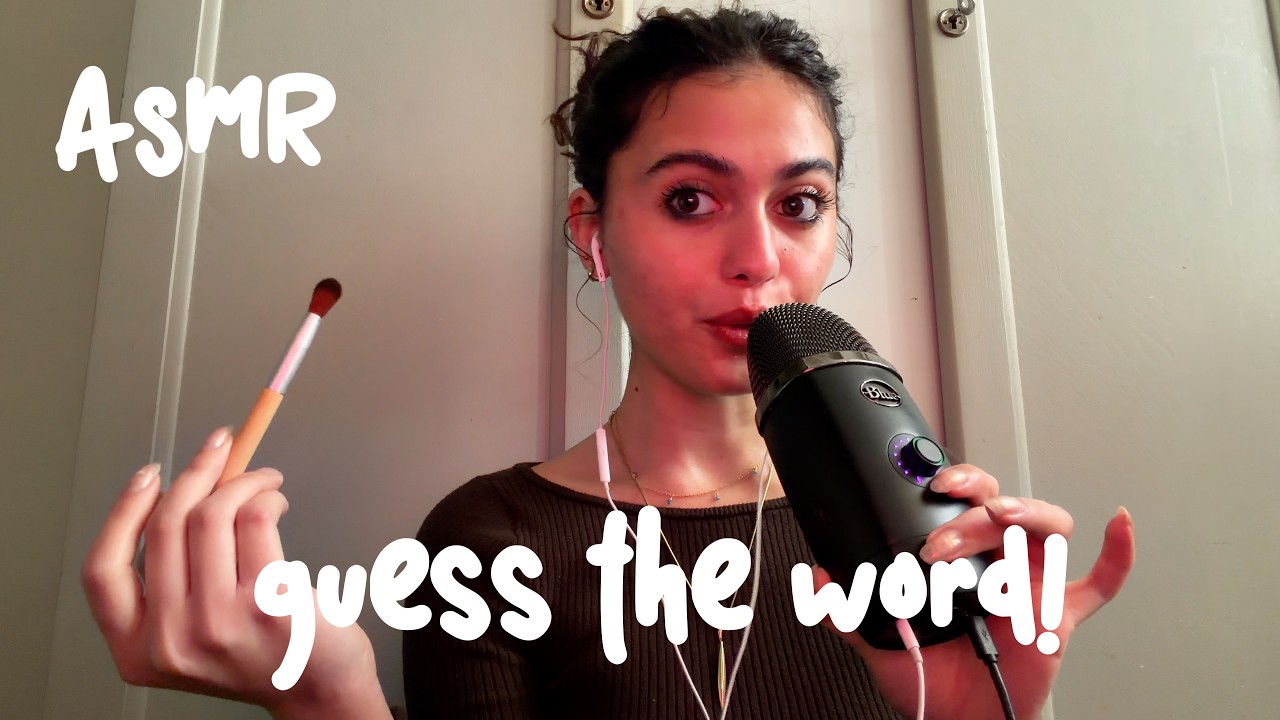 asmr - guess the word! (tracing game)
