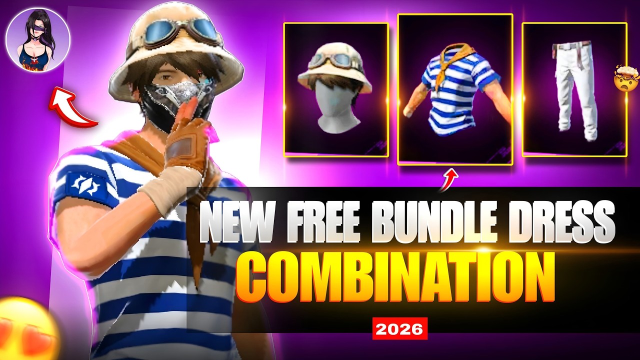 NEW 😱 FREE BUNDLE GOD LEVEL DRESS COMBINATION IN FREE FIRE 🔥 | NO 😍TOP UP DRESS COMBINATION | XZRT |