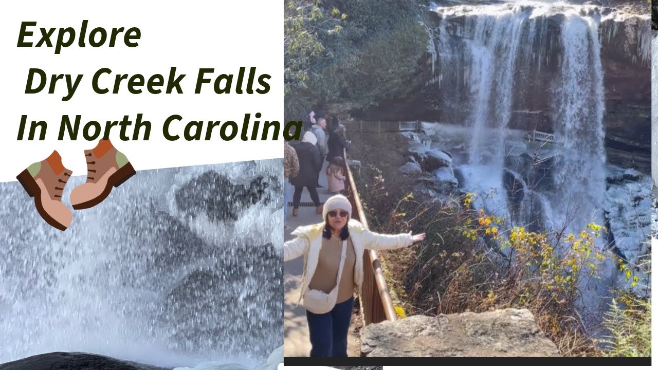 A Trek to Dry Falls || Explore 75 Foot Waterfall in North Carolina #waterfall #naturelovers