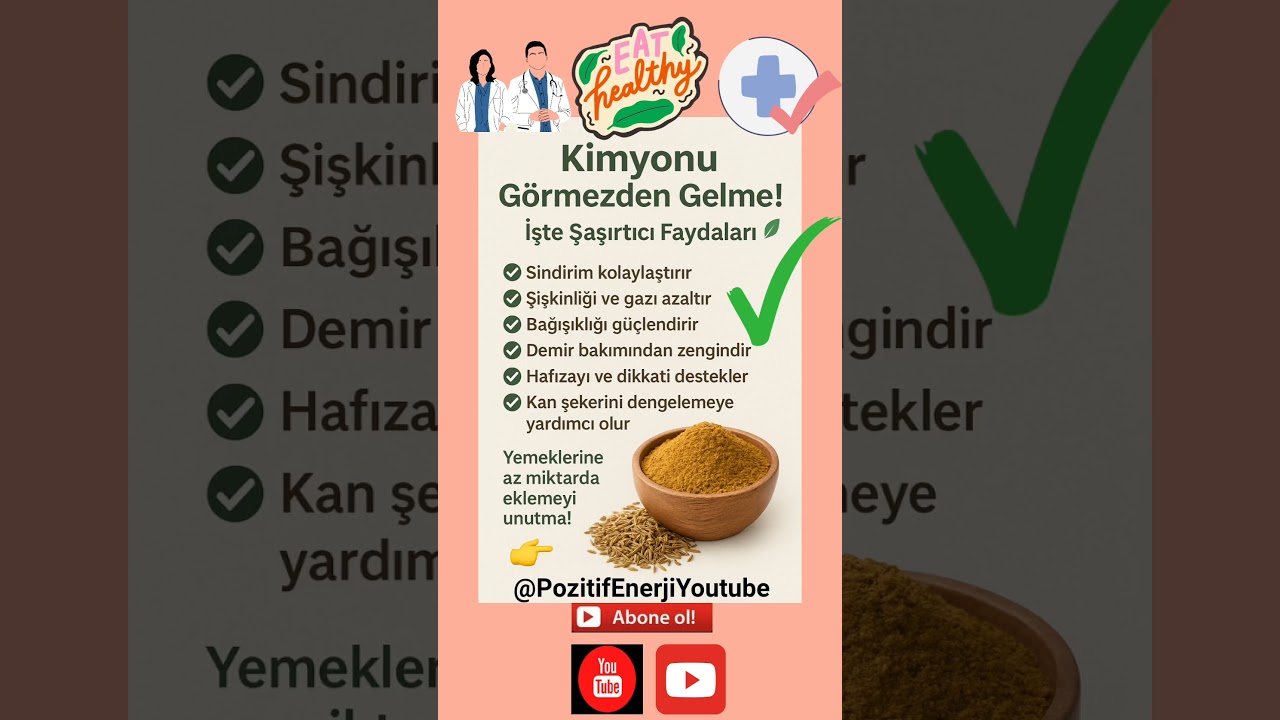 Kimyonu Görmezden Gelme! İşte Şaşırtıcı Faydaları 🌿✨