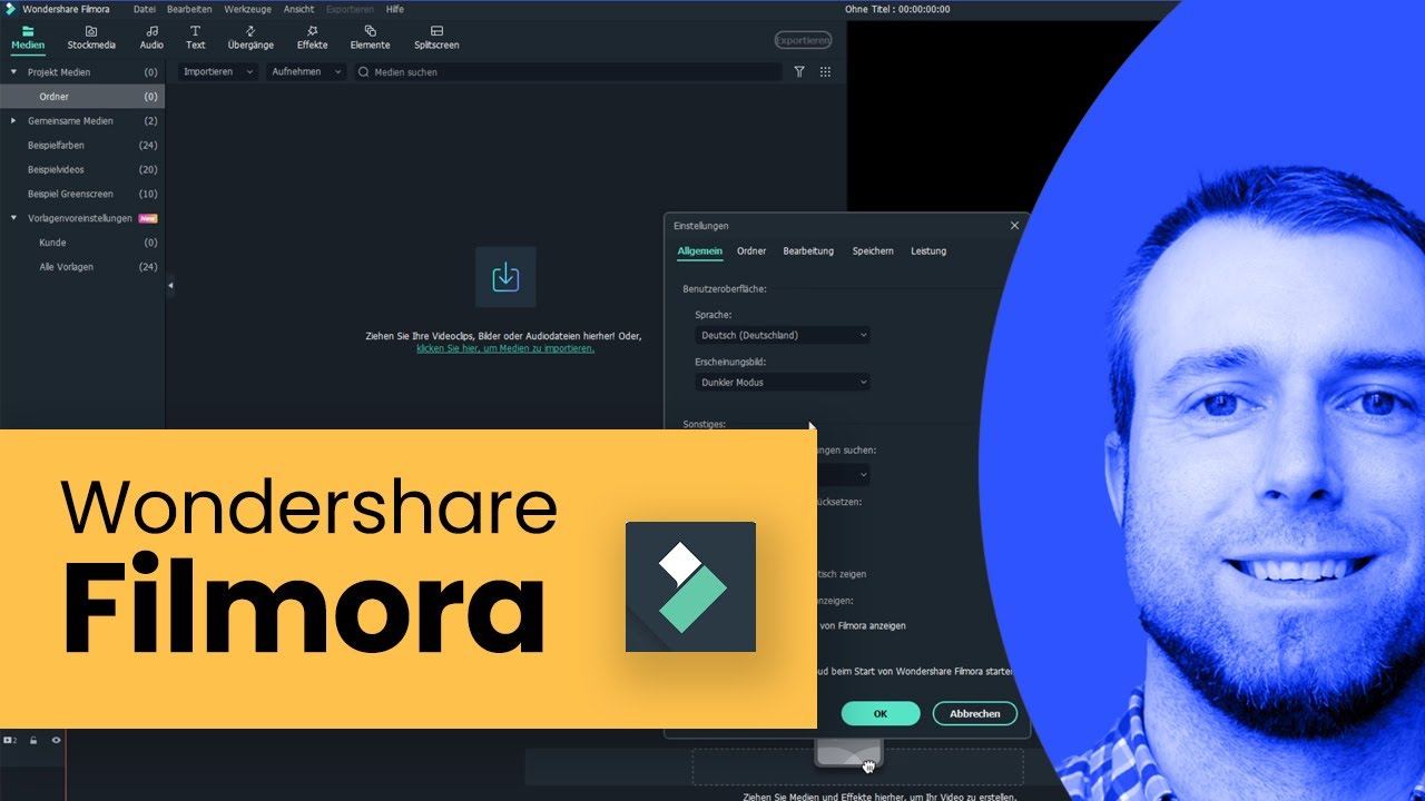 Wondershare Filmora Test deutsch | + Grundlagen & Einsteiger Tutorial