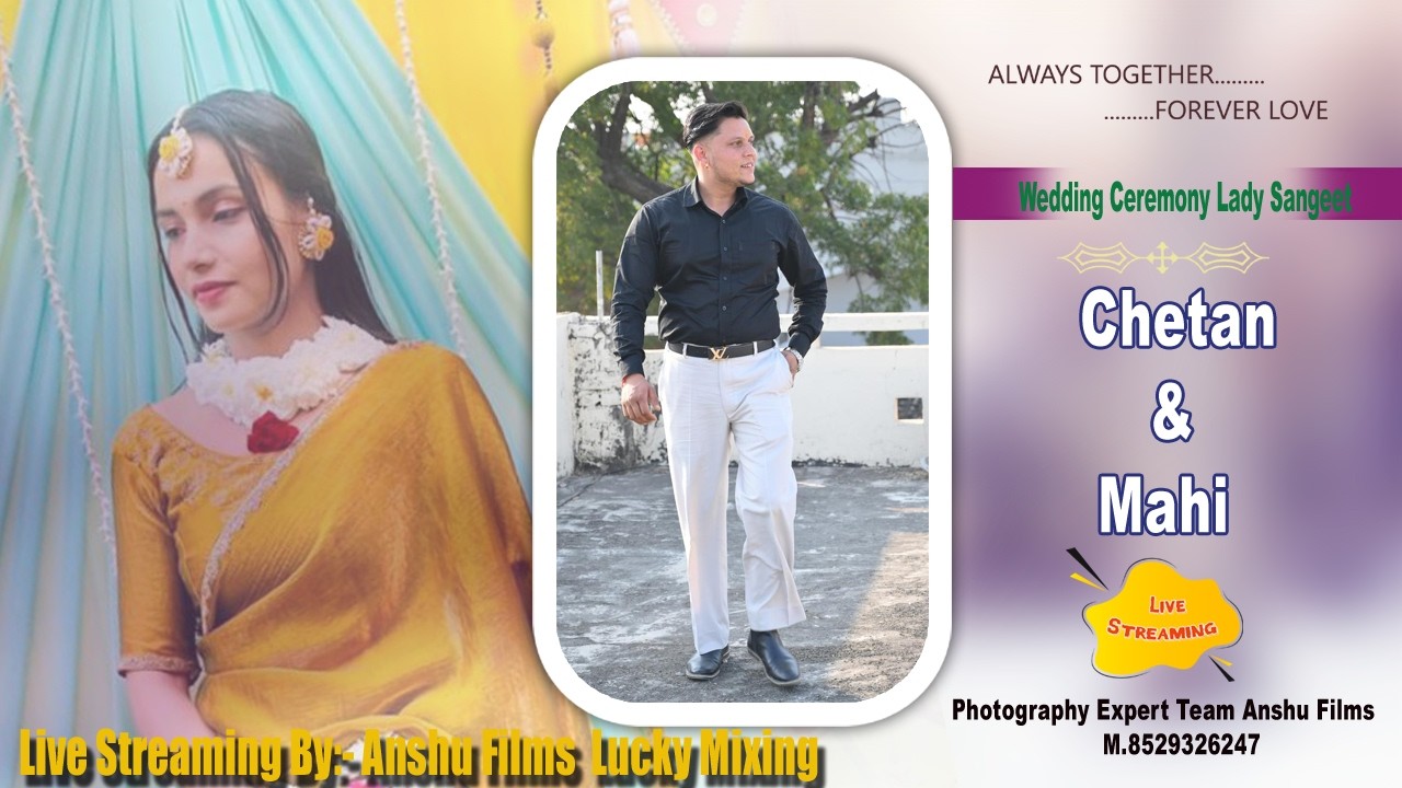 🔴 [Live] Wedding Ceremony Chetan 💛Weds💛 Mahi 10 Feb. 2026