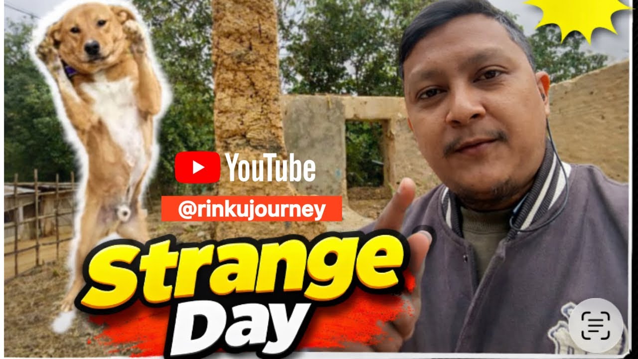 Dog 🐕 Bruno | Village | And my Strange Day @RinkuJourney 