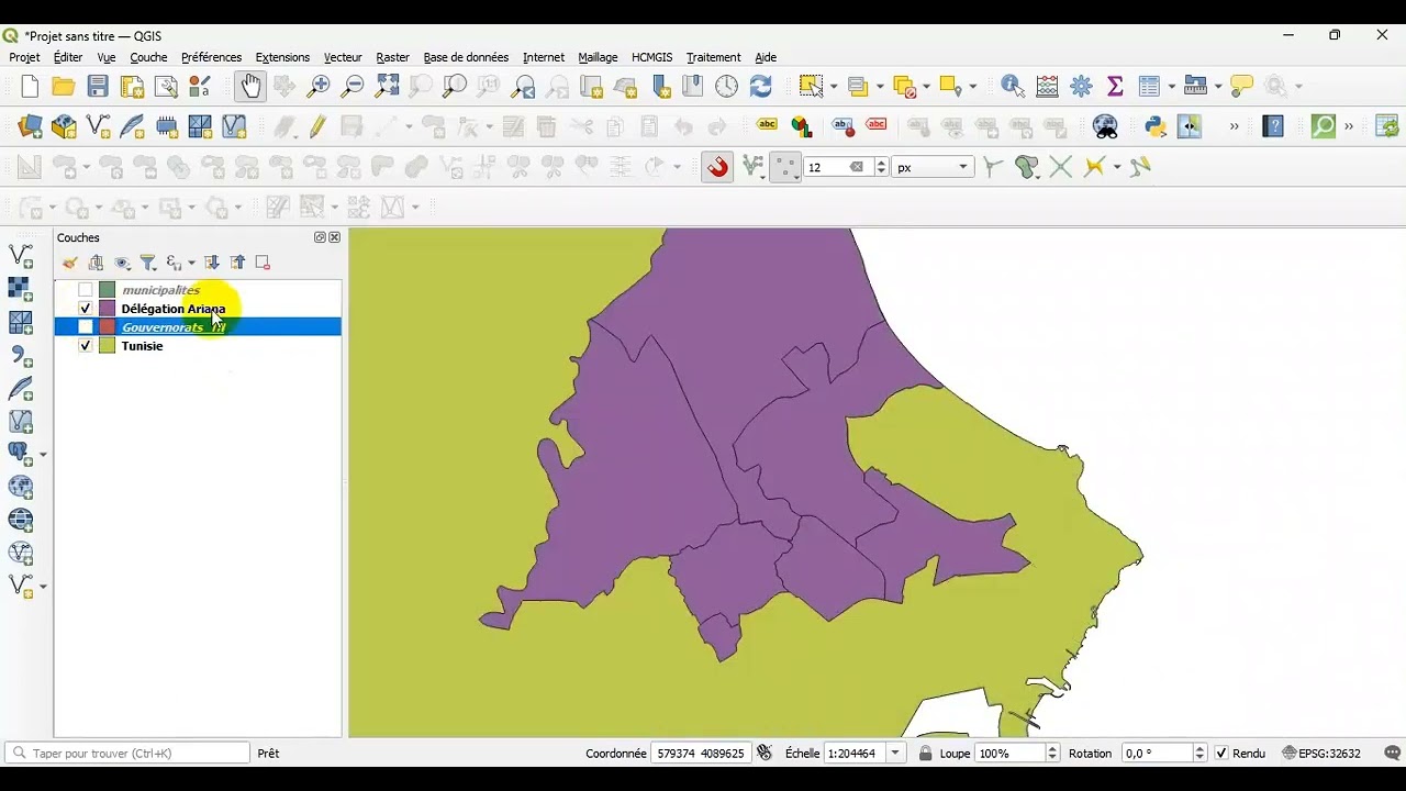 Réalisation d'une carte de localisation simple