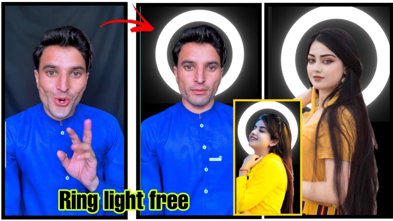 how To Change Video Background | Background main Ringlight kase lagaye | video editing in CupCut