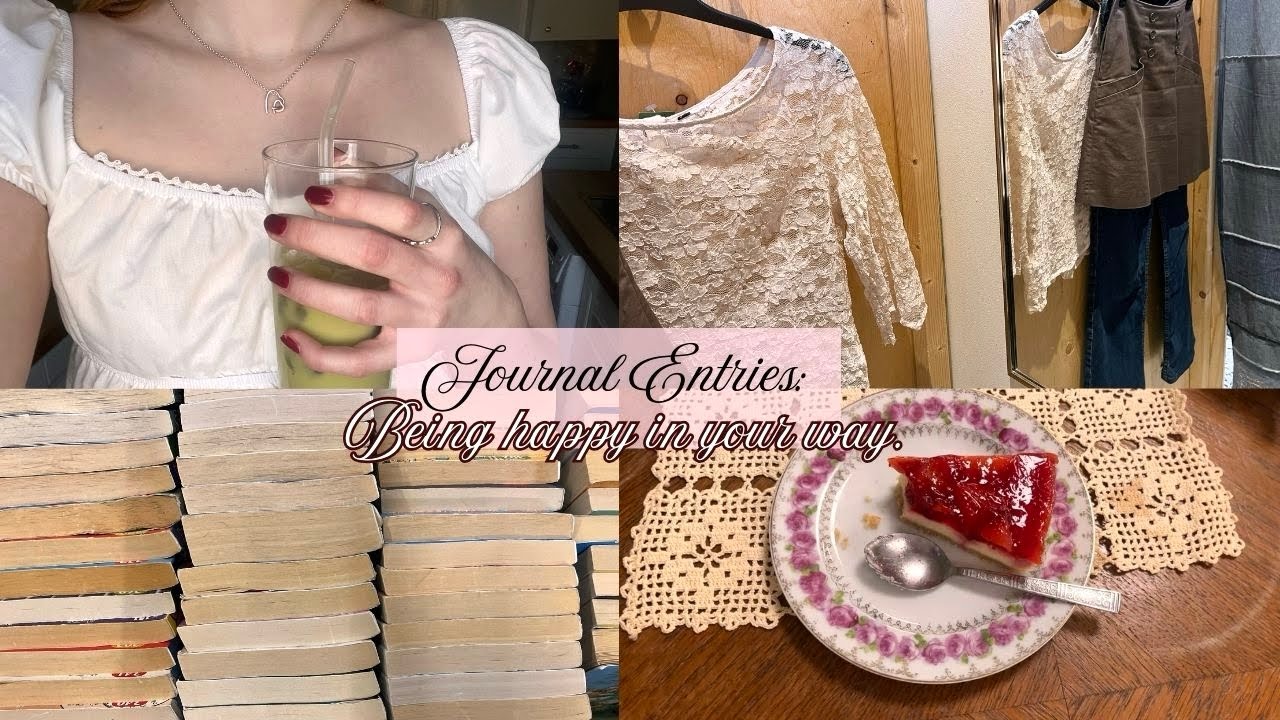 Discussing happiness & weekend vlog 🍂🎞️ - thrifting, reading & little cozy moments. 