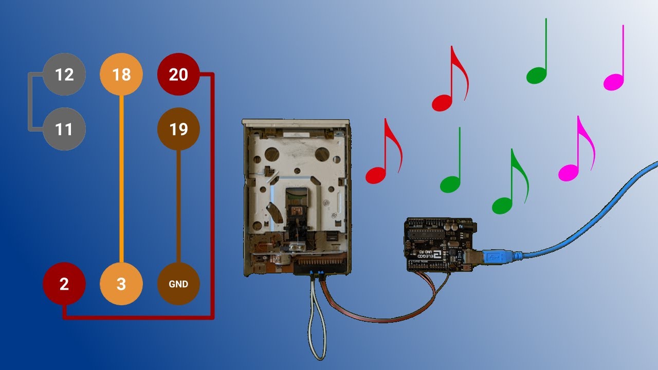 Make Your Own Musical Floppy Drives (Moppy Tutorial 2.0)