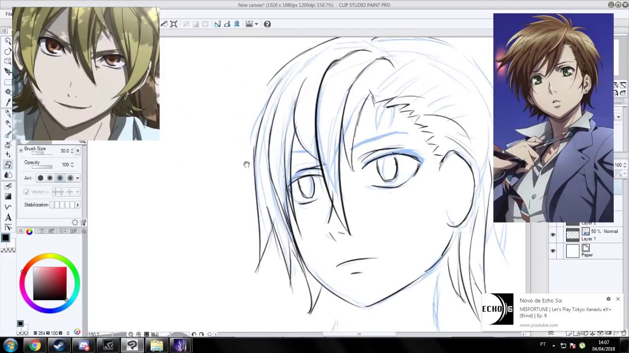 SPEED PAINTING MANGA SKETCH