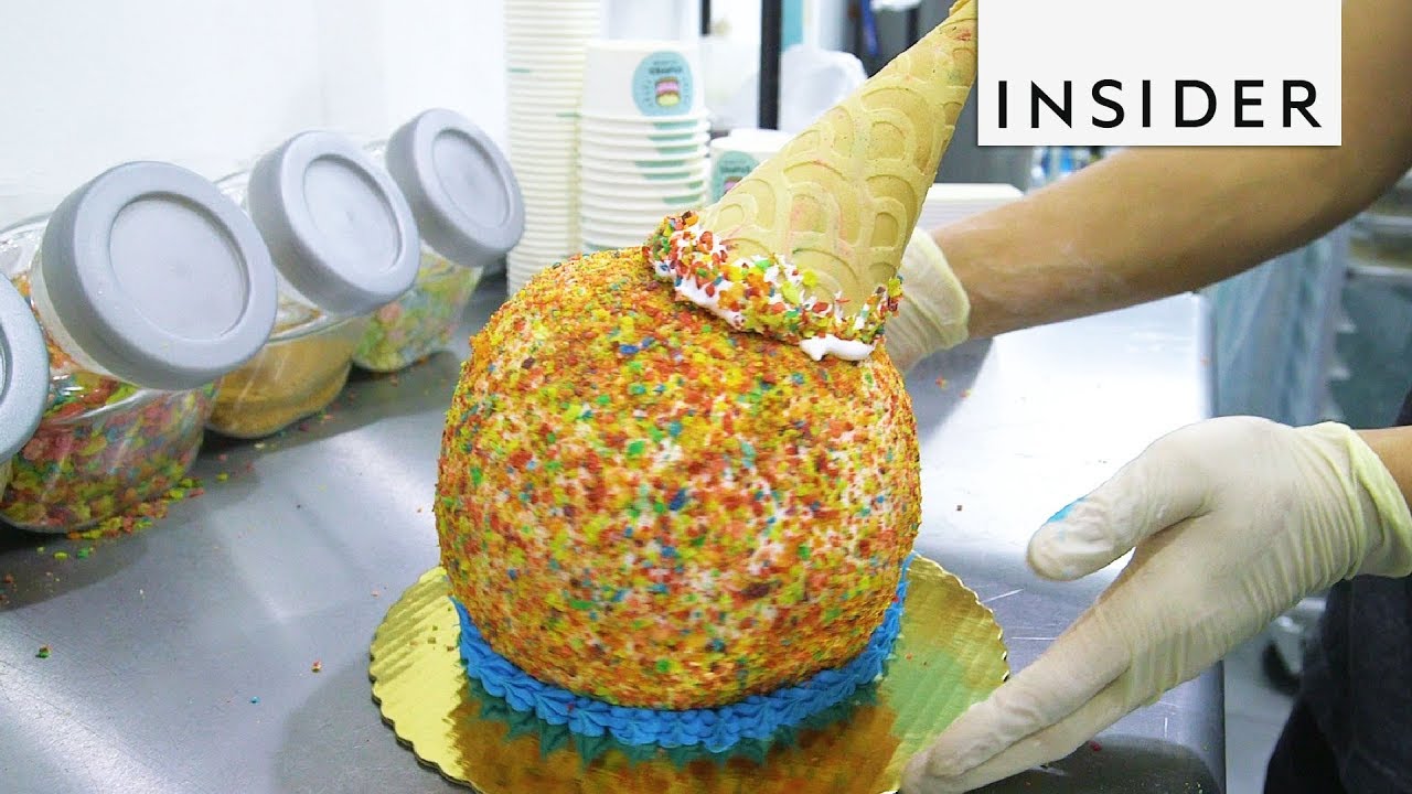 How Giant Ice Cream Cake Is Made