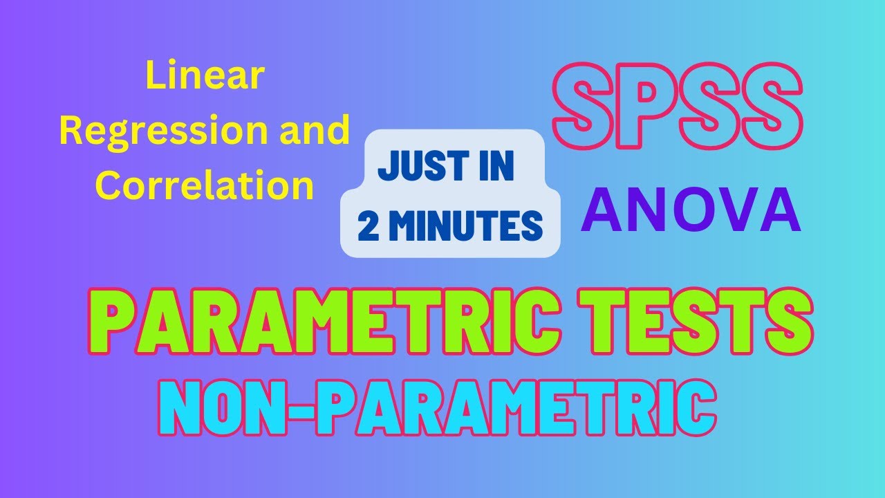 Nonparametric Alternatives:  parametric and nonparametric tests serve different purposes.