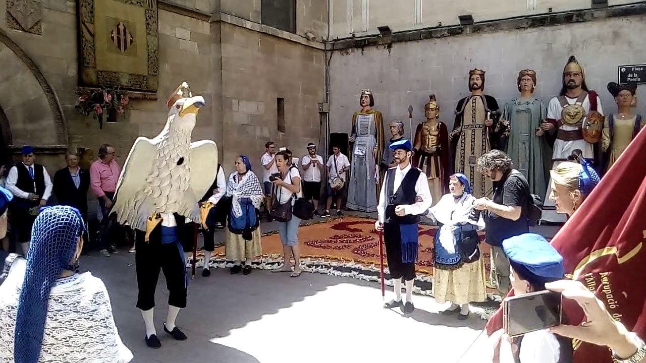 FESTIVIDAD DEL CORPUS - BALL DEL AGUILA - BAILE DEL AGUILA - en Lleida, Cataluña - España