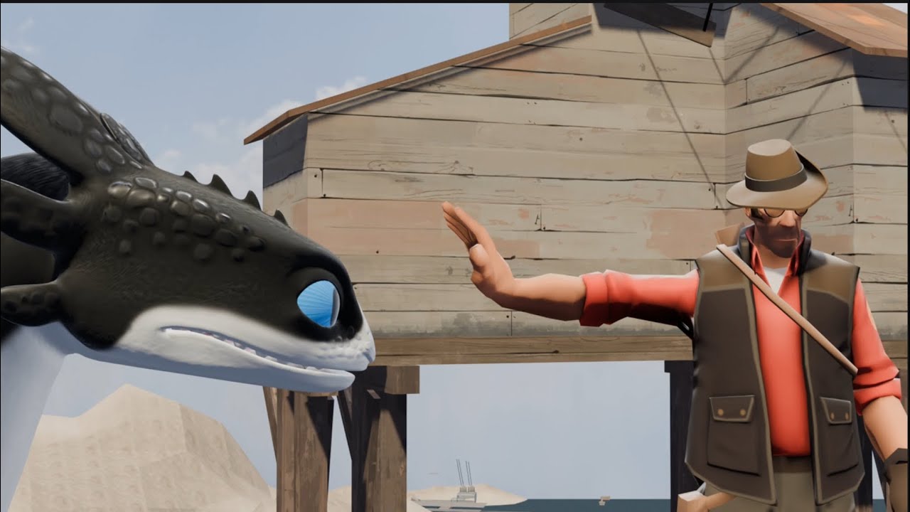 Bonding with Thunder—a reanimation of the Forbidden Friendship scene from HTTYD 1
