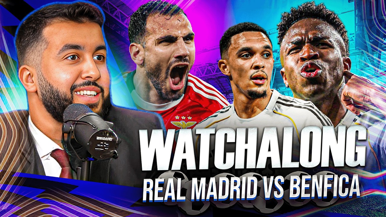 REAL MADRID VS BENFICA I CHAMPIONS LEAGUE WATCHALONG!