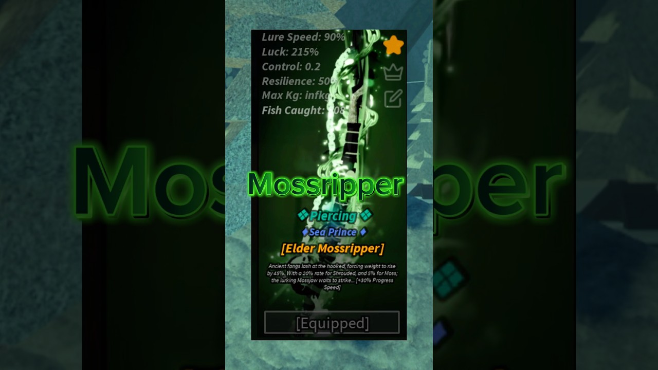 Лучшая зачаровка на удочке для мохореза #roblox #fisch