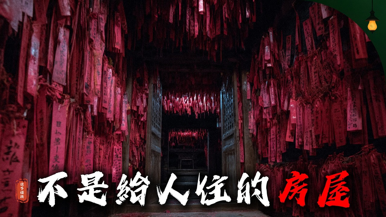 我們在 Google 地圖上找到了一個深山廢屋，裡面貼著一堆詭異的紅色符咒💡三則外景節目怪談💡燈下怪談💡