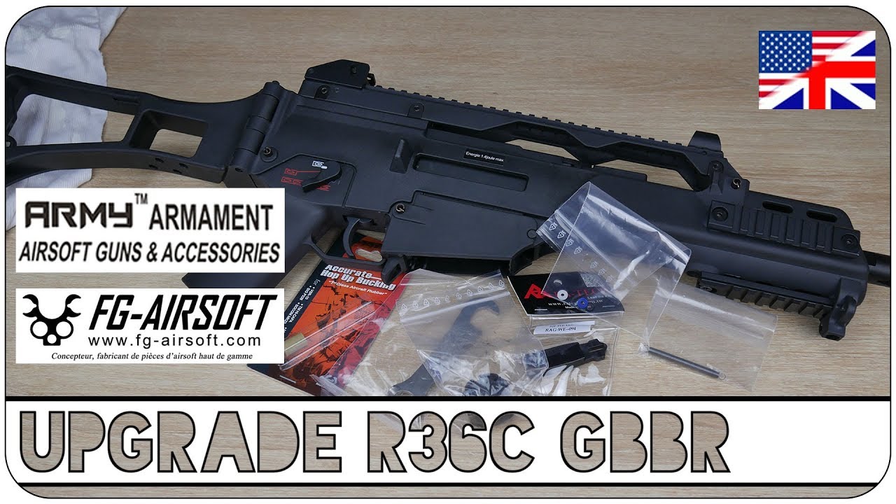 Airsoft Upgrade ENG - Upgrade the Army Armament R36C/WE G39C GBBR