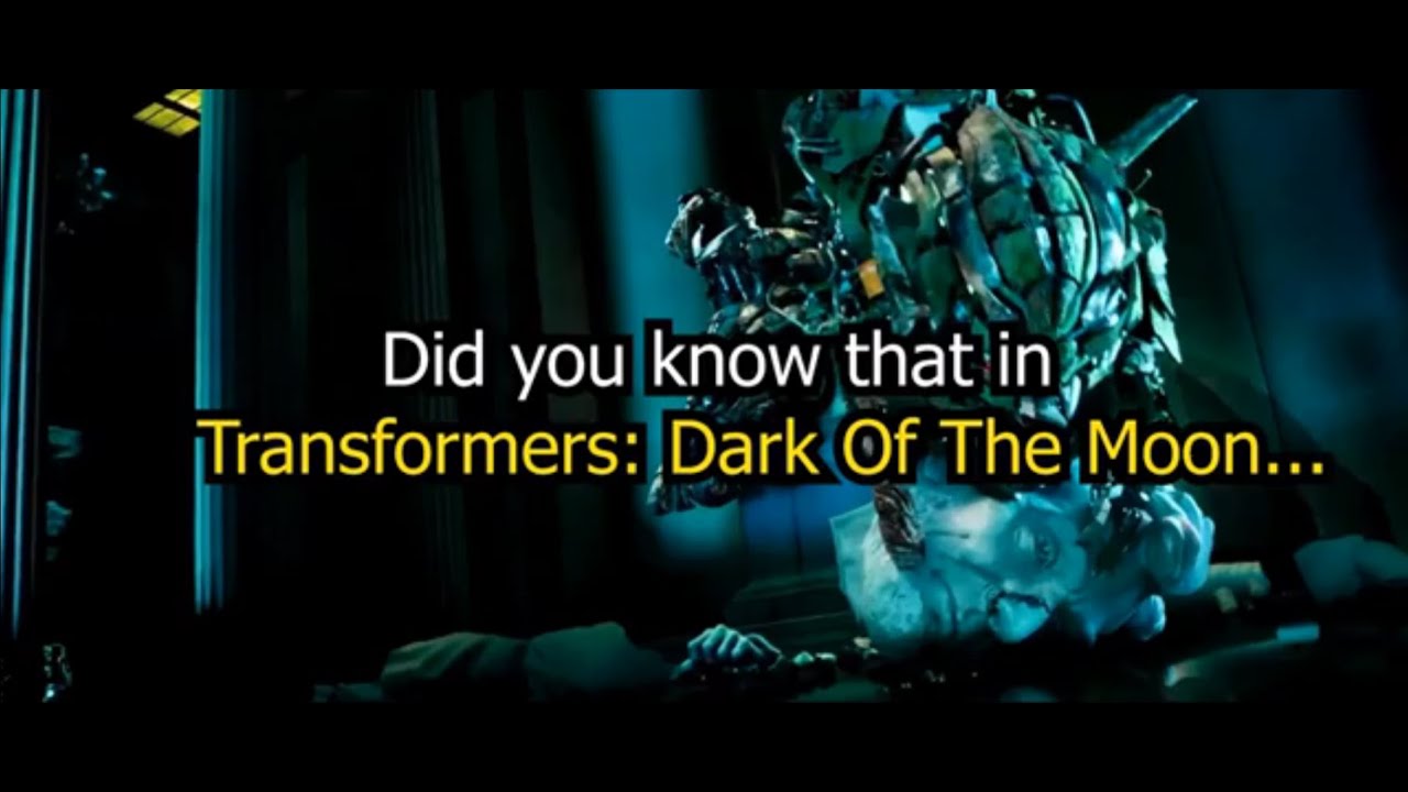 Did you know that in... Transformers Dark Of The Moon (Allen Tsai parody)