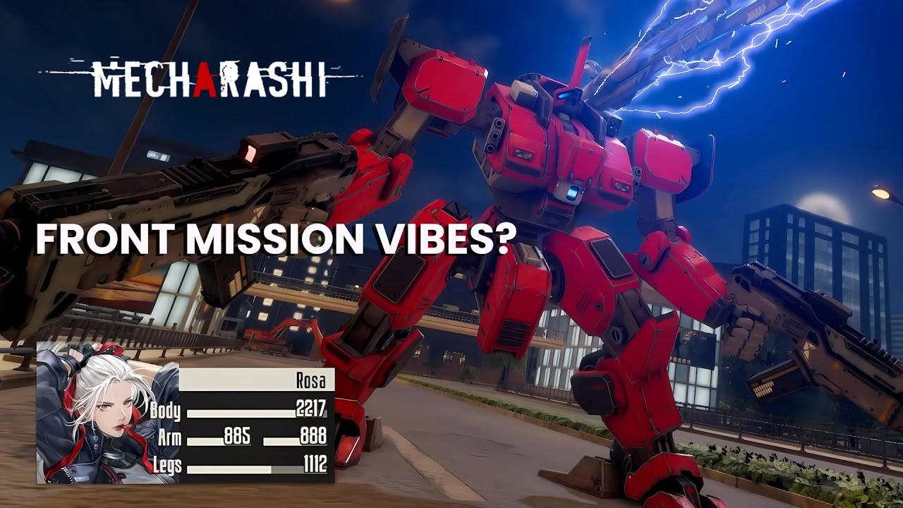 Mecharashi CBT Gameplay | Spiritual Successor to Front Mission? Tactical Mech Combat in 4K