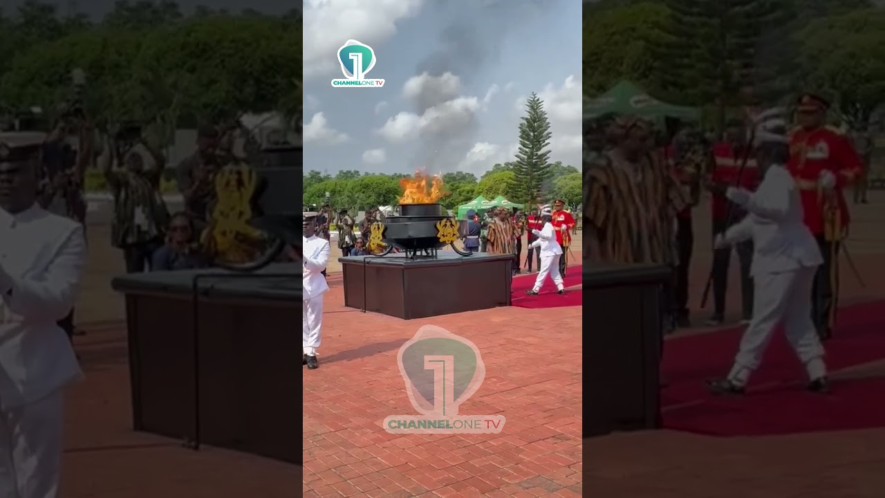 WATCH: President John Mahama Lights Perpetual Flame at Ghana&rsquo;s 69th Independence Day 🇬🇭🔥