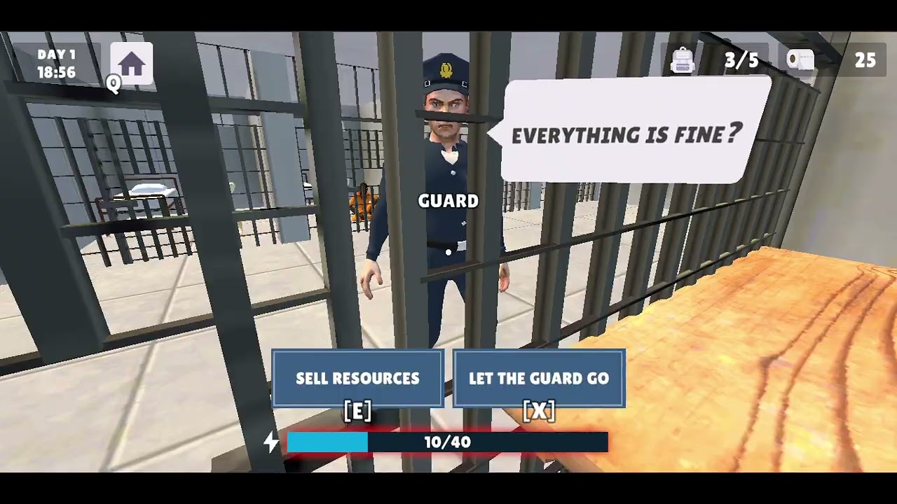 Je me fais emmener en prison alors que je n'ai rien fais (Dig out of prison)