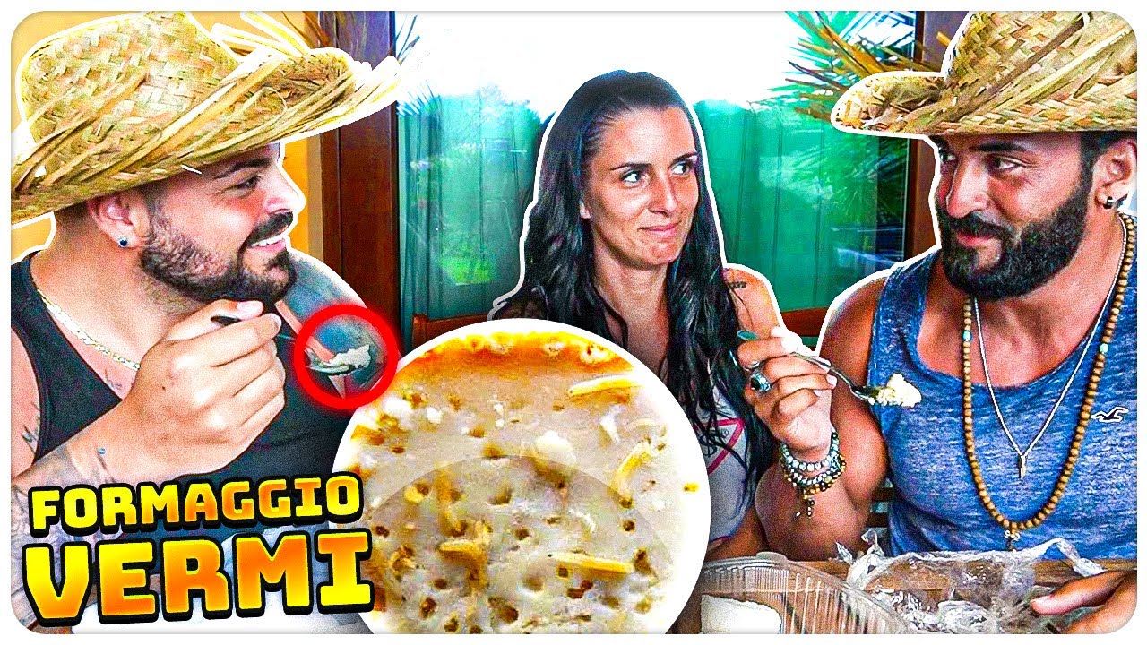 PROVA DI CORAGGIO - Proviamo il Formaggio con i VERMI 
