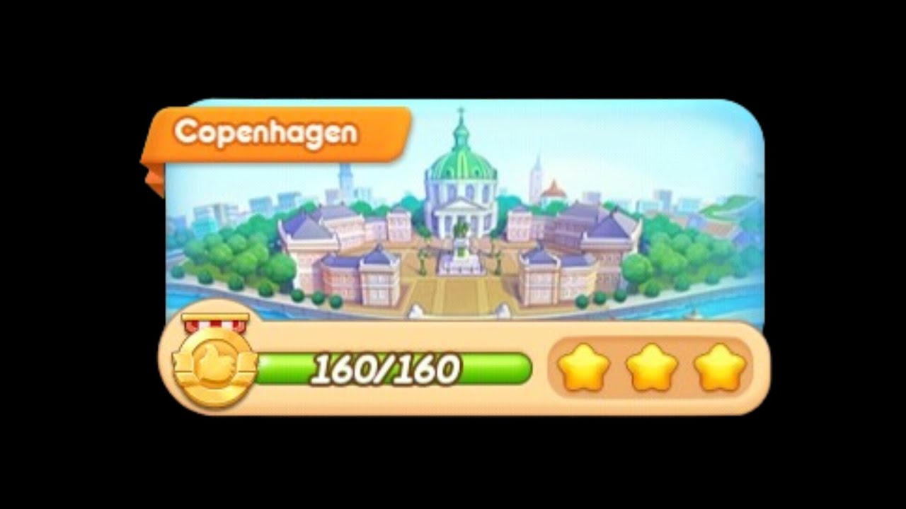 Cooking City game, Copenhagen Bonus Level