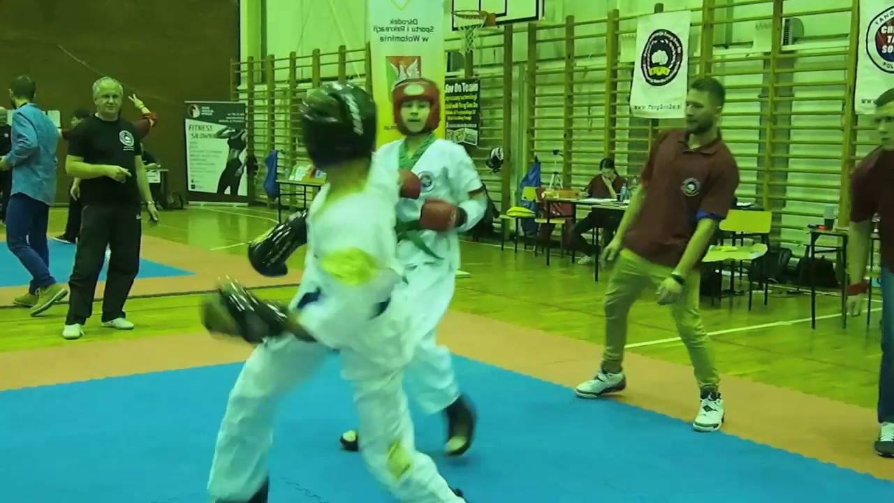 Semi-contact (cadets) - Kacper Gadomski CSW TKD Wesola vs Kacper Trzos TSD Pionki