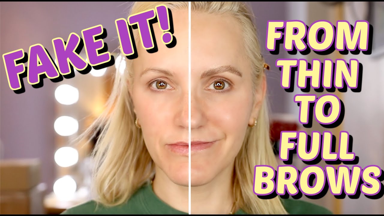 EASY BROW TUTORIAL | HOW TO GET FULLER MORE EVEN BROWS