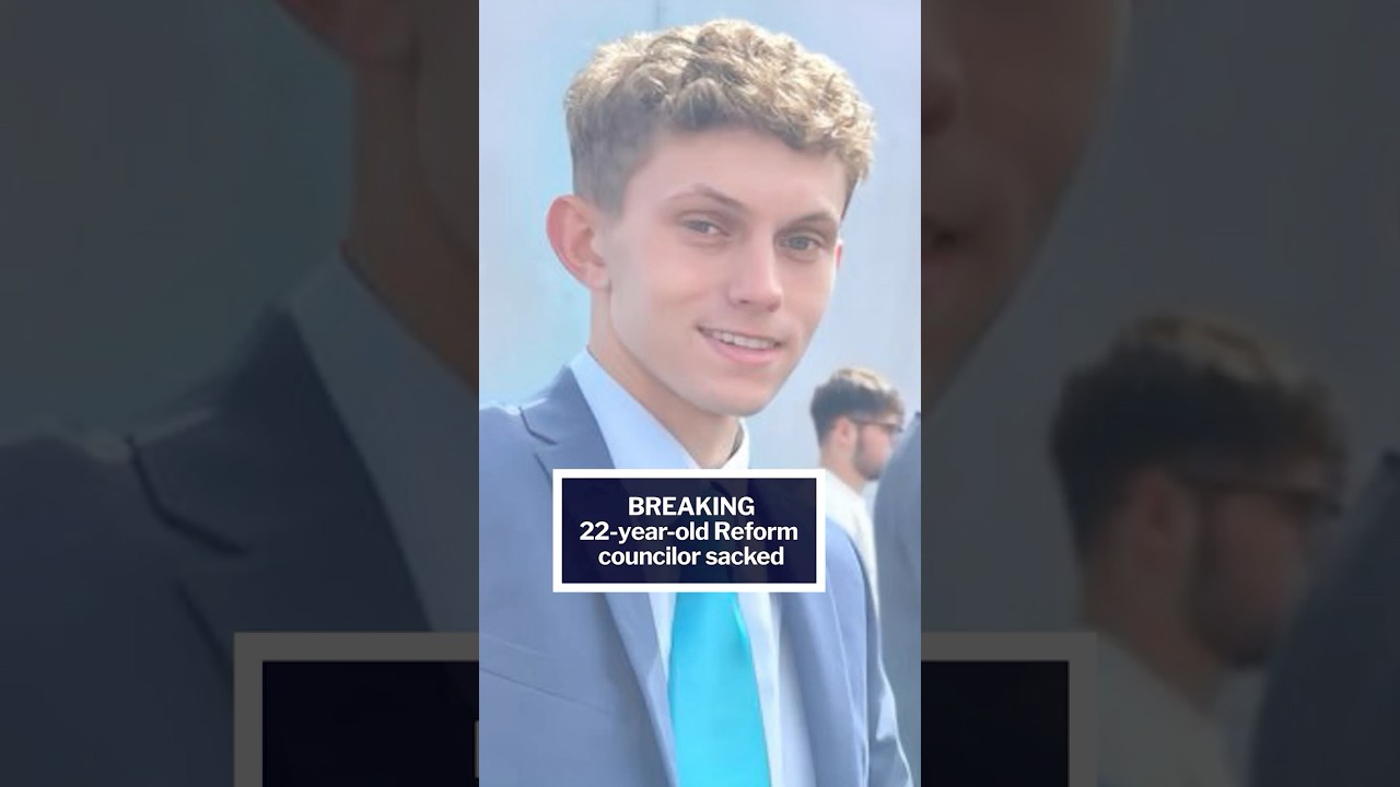 Reform councillor, 22, sacked from top council role months into job